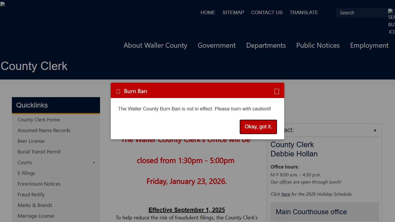 Waller County, Texas